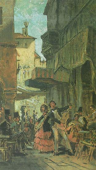 Carl Spitzweg Italienische Strabensanger